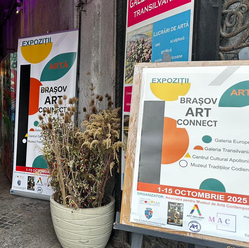 Brașov Art Connect (1–15 octombrie 2025): patru spații, 100+ artiști, un traseu al artei contemporane